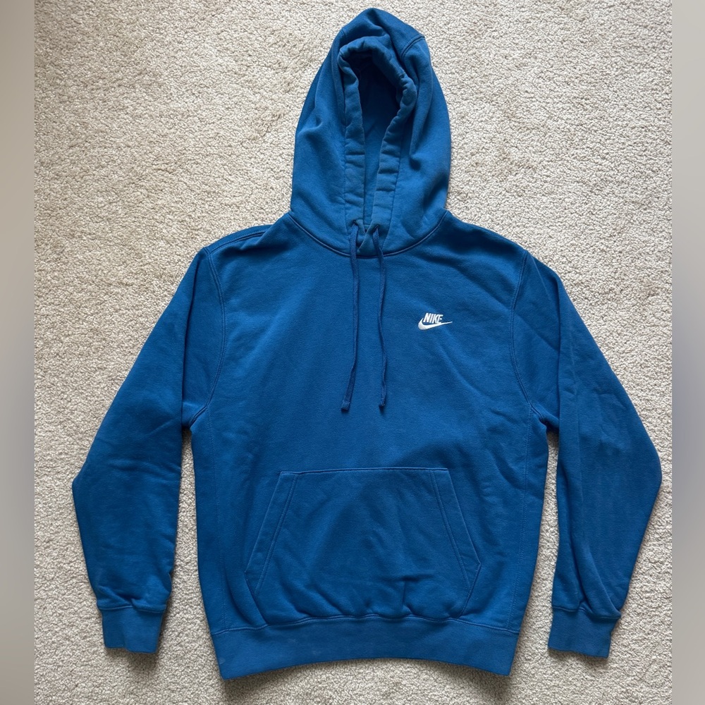 Nike Blue Sweatshirt Classic Pullover Style
